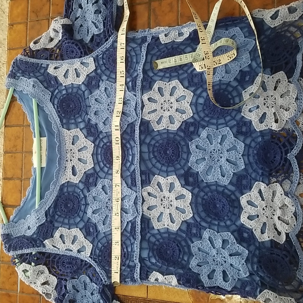 💙Crocheted sweater - Picture 5 of 9